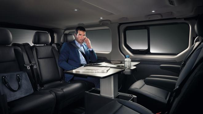 Interior de la Renault Trafic SpaceClass